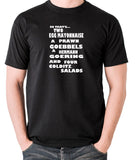 Fawlty Towers - The German's Order, Colditz Salad - Men's T Shirt - black