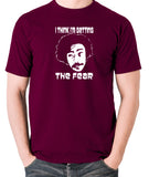 Fear and Loathing in Las Vegas - Dr Gonzo, I Think I'm Getting The Fear - Men's T Shirt - burgundy
