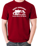 The Hateful Eight - The Best Coffee On The Mountain - T Shirt brick red