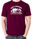 The Hateful Eight - The Best Coffee On The Mountain - T Shirt burgundy