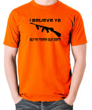 Home Alone - I Believe Ya But My Tommy Gun Don't - Men's T Shirt - orange