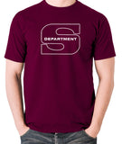Department S, Jason King - Logo - Men's T Shirt - burgundy