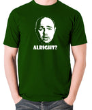 Karl Pilkington, Idiot Abroad, Ricky Gervais Show - Alright - Men's T Shirt - green