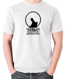 Kevin Turvey Investigates Silhouette - Rik Mayall - A Kick Up The Eighties - Men's T Shirt - white