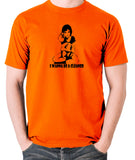 Leon The Professional - Mathilda, I Wanna Be A Cleaner - Men's T Shirt - orange