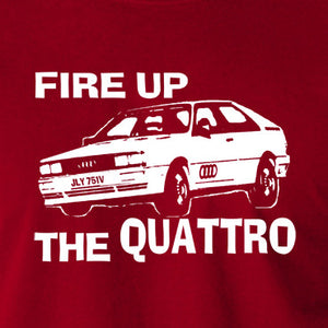 Life On Mars - Ashes To Ashes, Fire Up The Quattro - Men's T Shirt