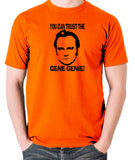 Life On Mars - Ashes To Ashes, You Can Trust The Gene Genie - Men's T Shirt - orange