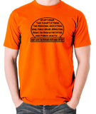 Monty Python's Life of Brian - What Have the Romans Ever Done For Us? - Men's T Shirt - orange