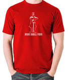 Monty Python and the Holy Grail - The Black Knight, None Shall Pass - Men's T Shirt - red