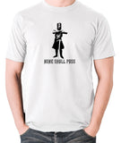 Monty Python and the Holy Grail - The Black Knight, None Shall Pass - Men's T Shirt - white