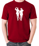 Morecambe And Wise - Eric & Ernie, Bring Me Sunshine - Men's T Shirt - brick red