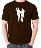 Morecambe And Wise - Eric & Ernie, Bring Me Sunshine - Men's T Shirt - chocolate