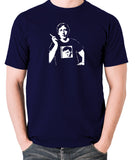 Oscar Wilde Wearing Morrissey T Shirt - Men's T Shirt - navy