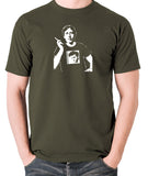 Oscar Wilde Wearing Morrissey T Shirt - Men's T Shirt - olive