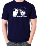 Peep Show - Mark and Jeremy, The El Dude Brothers - Men's T Shirt - navy