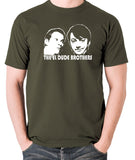 Peep Show - Mark and Jeremy, The El Dude Brothers - Men's T Shirt - olive