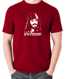 Pirates Of The Caribbean - Cpt Jack Sparrow, But Why Is The Rum Gone? - Men's T Shirt - brick red