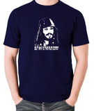 Pirates Of The Caribbean - Cpt Jack Sparrow, But Why Is The Rum Gone? - Men's T Shirt - navy