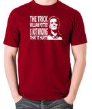 Promethius - The Trick William Potter Is Not Minding That It Hurts - Men's T Shirt - brick red
