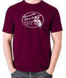 Pulp Fiction - Jack Rabbit Slims - Men's T Shirt - burgundy
