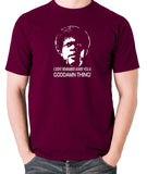 Pulp Fiction - I Don't Remember Asking You A Goddamn Thing - Men's T Shirt - burgundy