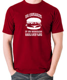 Pulp Fiction - Cornerstone of Any Nutritious Breakfast - Men's T Shirt - brick red