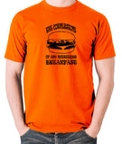 Pulp Fiction - Cornerstone of Any Nutritious Breakfast - Men's T Shirt - orange