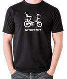 Raleigh Chopper - 1970's Classic Bicycle - Men's T Shirt - black