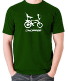 Raleigh Chopper - 1970's Classic Bicycle - Men's T Shirt - green