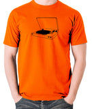 Vinyl Player - 1970's Classic - Men's T Shirt - orange