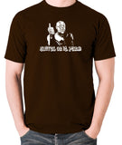 Red Dwarf - Kryten, Swivel On It Punk - Men's T Shirt - chocolate
