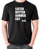 Red Dwarf - Lister Kryten Rimmer Cat 2179 - Men's T Shirt - black