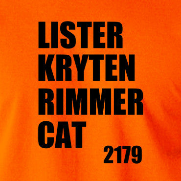Red Dwarf - Lister Kryten Rimmer Cat 2179 - Men's T Shirt