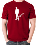 The Saint - Silhouette - Men's T Shirt - brick red