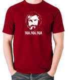 Saxondale, Steve Coogan - Yada Yada Yada - Men's T Shirt - brick red