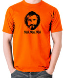 Saxondale, Steve Coogan - Yada Yada Yada - Men's T Shirt - orange