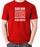 Seinfeld - Cosmo Kramer Death Blow - Men's T Shirt - red