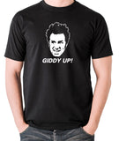 Seinfeld - Cosmo Kramer Giddy Up - Men's T Shirt - black