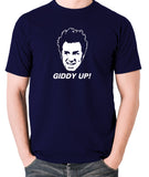 Seinfeld - Cosmo Kramer Giddy Up - Men's T Shirt - navy