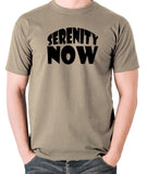 Seinfeld - George Costanza, Serenity Now - Men's T Shirt - khaki