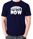 Seinfeld - George Costanza, Serenity Now - Men's T Shirt - navy