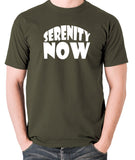 Seinfeld - George Costanza, Serenity Now - Men's T Shirt - olive
