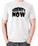 Seinfeld - George Costanza, Serenity Now - Men's T Shirt - white