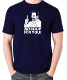Seinfeld - Soup Nazi, No Soup For You - Men's T Shirt - navy