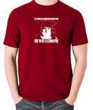 Spike Milligan - My Father Had A Profound Influence On Me, He Was A Lunatic - Men's T Shirt - brick red