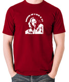 The Big Lebowski - Mind If I Do a J - Men's T Shirt - brick red