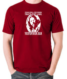 The Big Lebowski - The Dude, Yeah Well You Know That's Just Like Your Opinion Man - Men's T Shirt - brick red