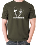 The Blues Brothers - We're On A Mission From God - Men's T Shirt - olive