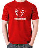 The Blues Brothers - We're On A Mission From God - Men's T Shirt - red