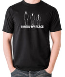 The Frost Report - I Look Down on Him, I Know My Place - Men's T Shirt - black